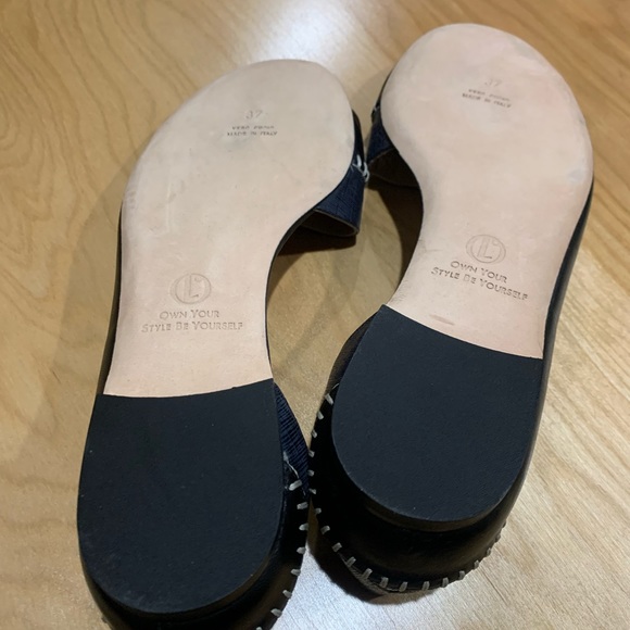 Blue and Black Slip Ons - US Size 6.5 by OYSBY London - Picture 4 of 6